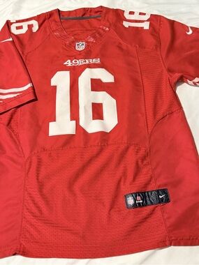 Nike Joe Montana San Francisco 49ers Stitched Red Jersey Size XXL NFL VINTAGE
